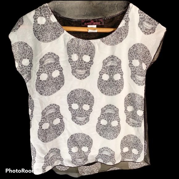 Almost Famous Other - 💋3/$12 Girls Almost Famous skull top